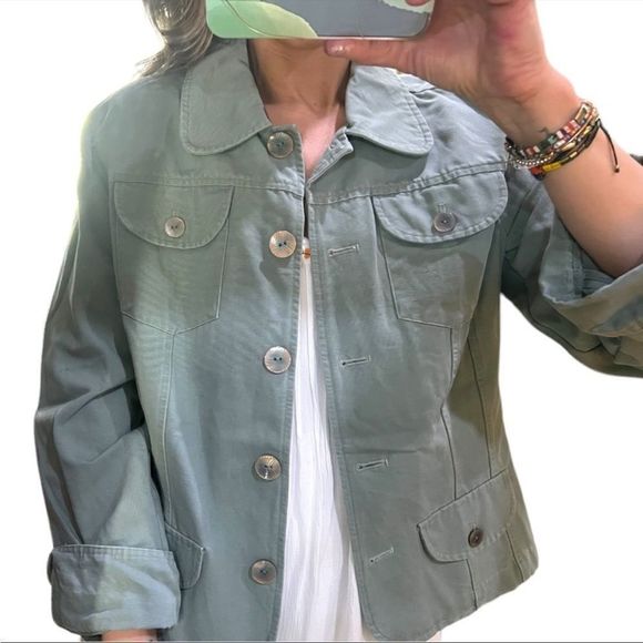 J.Jill 100% Cotton Spring Jacket S : M - Picture 10 of 14